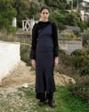 BASERANGE 24 Autumn and Winter One-shoulder Dress Portugal BAS-DROSD-VI-WI24-LH Blue Black
